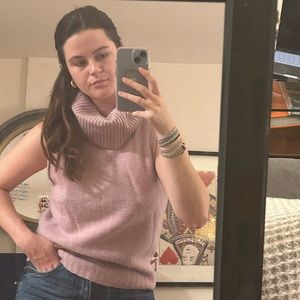 Theory Cashmere Turtleneck Sweatervest